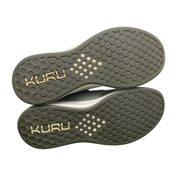 Kuru Atom Cloud Gray White Womens Athletic Running Shoes Size 10 M - Picture 6 of 8